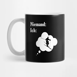 Niemand: Ich: Ski Mug